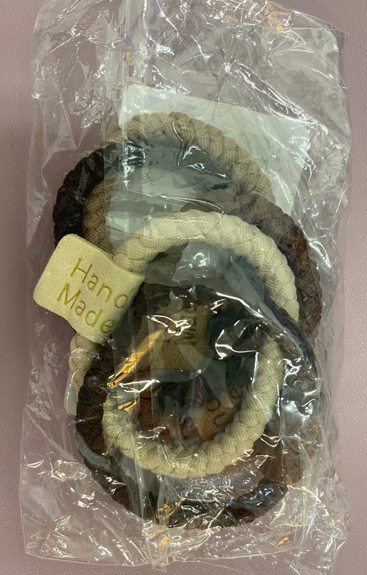 Hand-Made Hair Elastic Sets (x5)