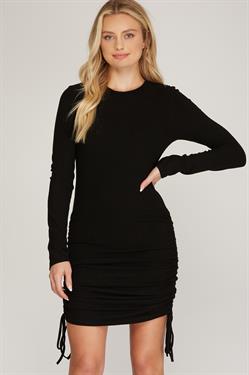 Long Sleeve Stretch Knit Dress – In The Ivy Fashion House