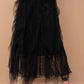 Tulle Ruffle Maxi Skirt