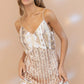 Aztec sequin Cami Dress