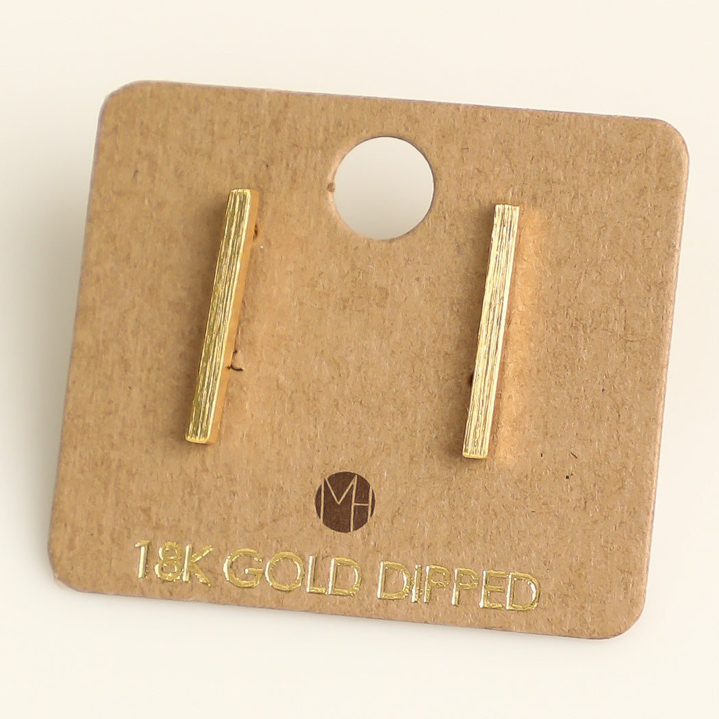 Dainty Bar Studs Earrings