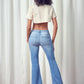 Ashley Mid Rise Flare Pant