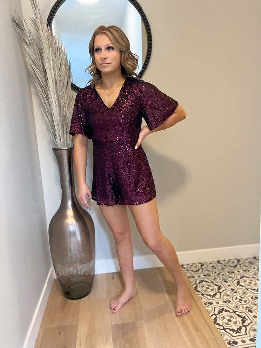 Sequin Romper