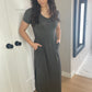 Short Sleeve Maxi Dress