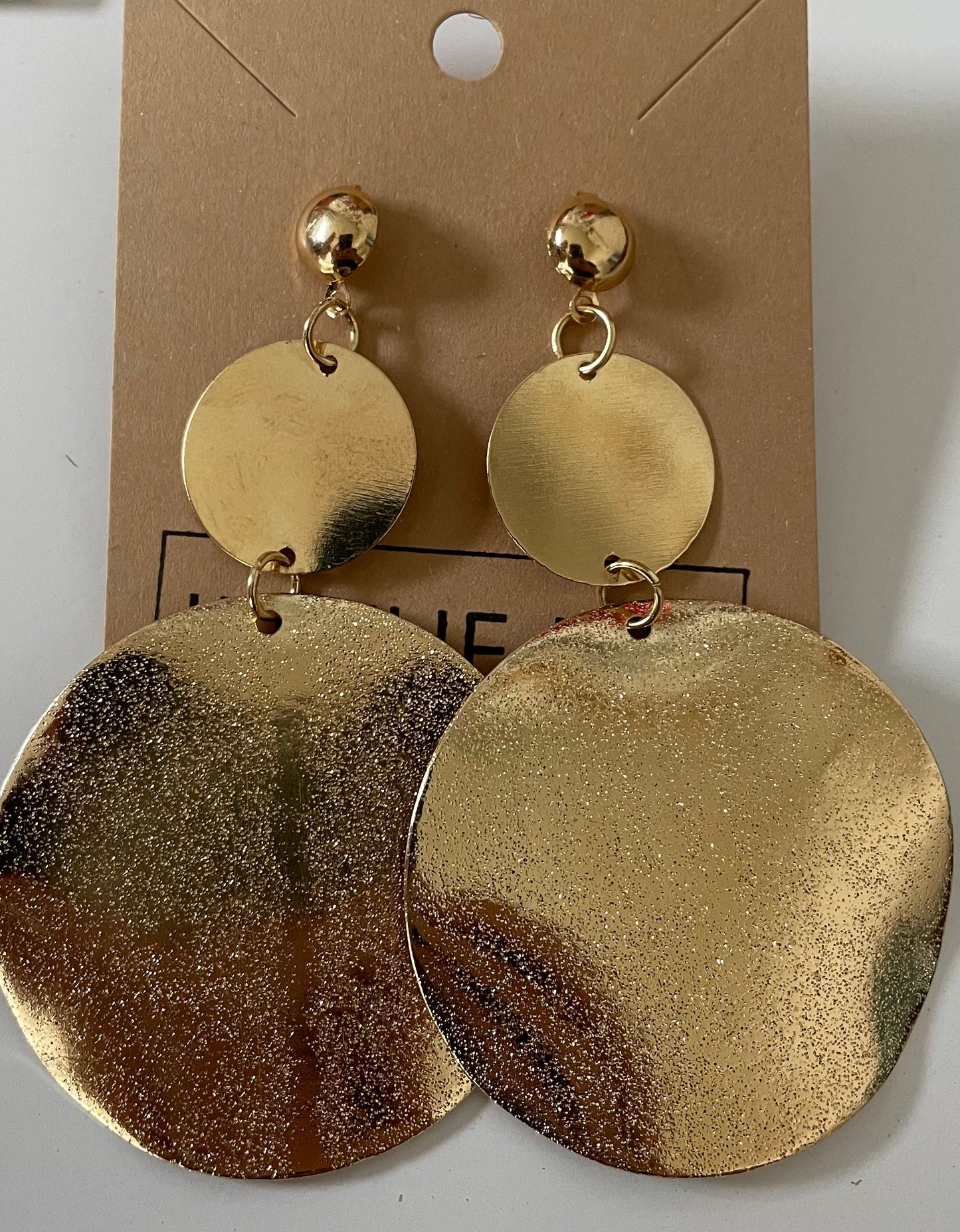 Triple Gold Earrings